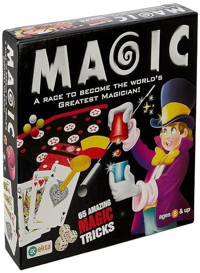 G F S Magic 65 Ultimate Magic Tricks Kit - 65 Amazing Magic Tricks, Indoor Fun & Gift for Kids,65 Magic Tricks Gift Set for All Kids - Image 1
